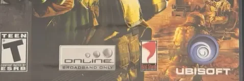 Tom Clancy's Ghost Recon 2, the ESRB box on its front