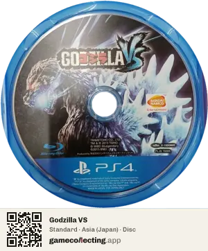 Godzilla VS PlayStation 4, Asia disc