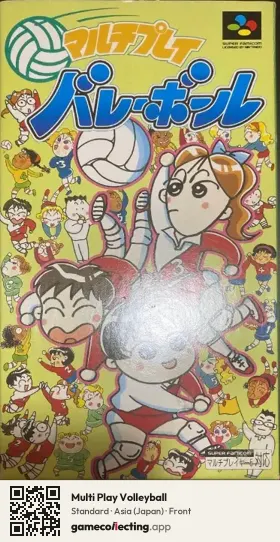 Multi Play Volleyball Super Nintendo Entertainment System, Asia box front