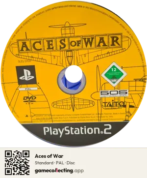 Aces of War PlayStation 2, PAL disc