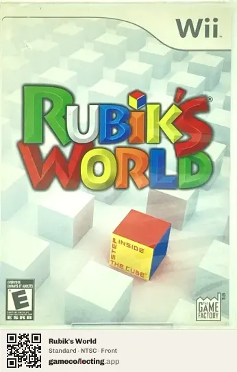 Rubik's World Nintendo Wii, NTSC box front