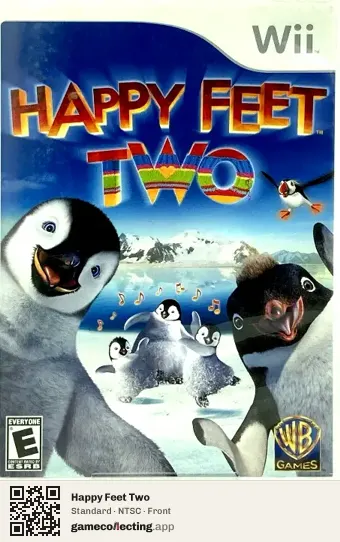 Happy Feet Two Nintendo Wii, NTSC box front