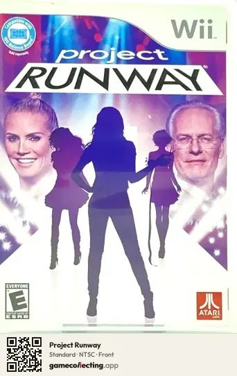 Project Runway Nintendo Wii, NTSC box front