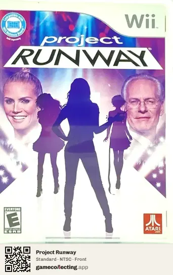 Project Runway Nintendo Wii, NTSC box front