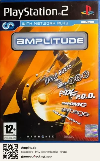 Amplitude PlayStation 2, Netherlands box front