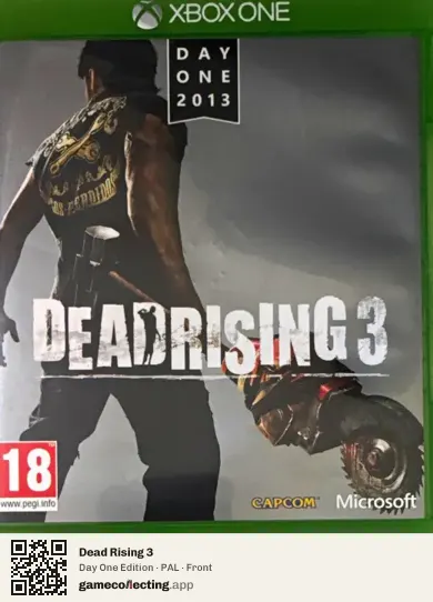 Dead Rising 3 Xbox One, PAL box front