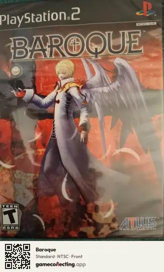 Baroque PlayStation 2, NTSC box front