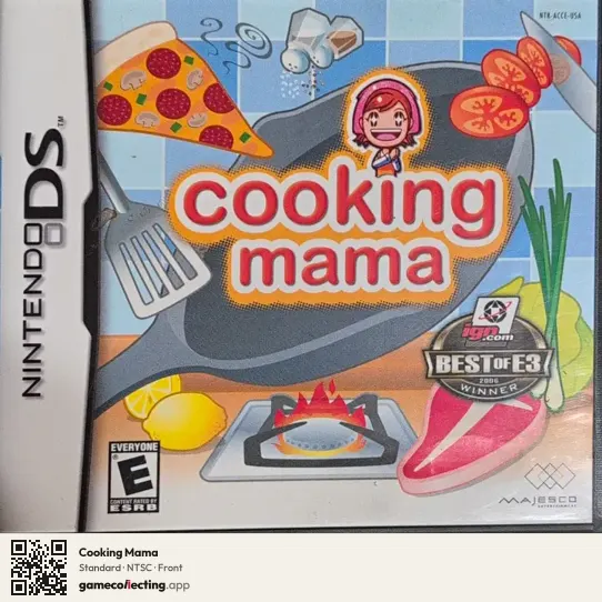 Cooking Mama Nintendo DS, NTSC box front