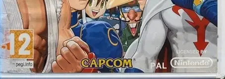 Tatsunoko vs. Capcom: Ultimate All-Stars, the PEGI square on its front
