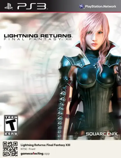 Lightning Returns: Final Fantasy XIII PlayStation 3, NTSC box front