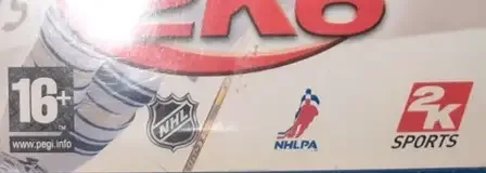 NHL 2K6, the PEGI square on its front