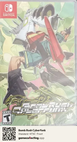 Bomb Rush Cyberfunk Nintendo Switch, NTSC box front