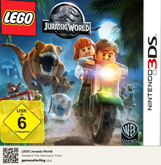 LEGO Jurassic World Nintendo 3DS, Germany box front