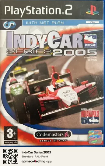 IndyCar Series 2005 PlayStation 2, PAL box front