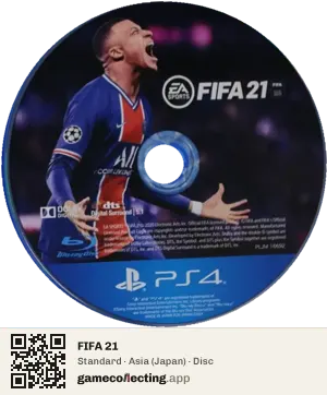 FIFA 21 PlayStation 4, Asia disc