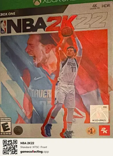 NBA 2K22 Xbox One, NTSC box front