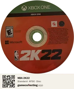 NBA 2K22 Xbox One, NTSC disc