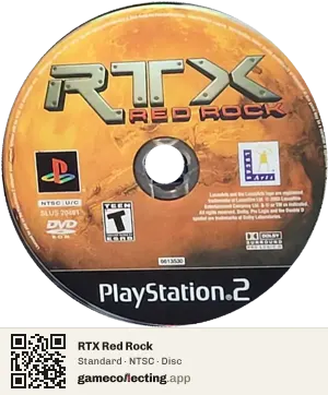 RTX Red Rock PlayStation 2, NTSC disc