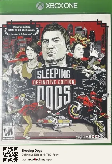Sleeping Dogs Xbox One, NTSC box front