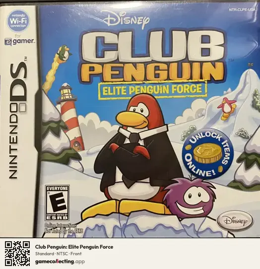 Club Penguin: Elite Penguin Force Nintendo DS, NTSC box front