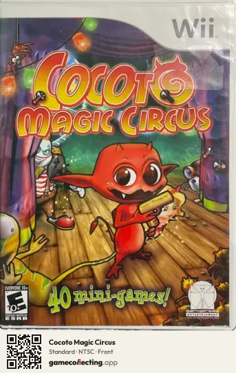 Cocoto Magic Circus Nintendo Wii, NTSC box front