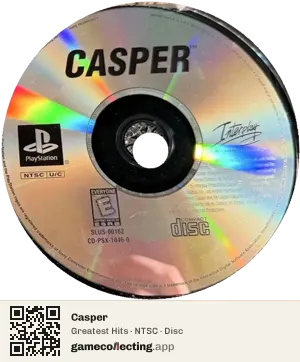 Casper PlayStation, NTSC disc