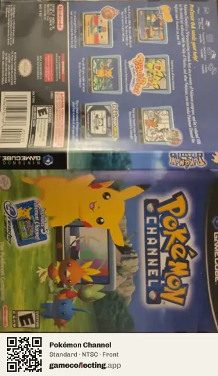 Pokémon Channel Nintendo GameCube, NTSC box front
