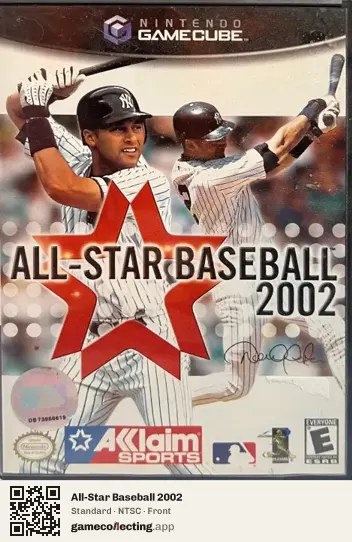 All-Star Baseball 2002 Nintendo GameCube, NTSC box front
