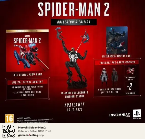 Marvel's Spider-Man 2 PlayStation 5, NTSC box front