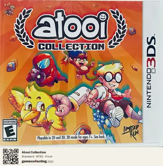 Atooi Collection Nintendo 3DS, NTSC box front
