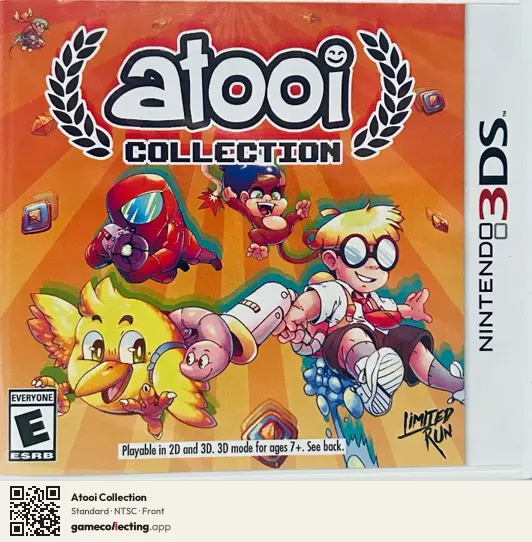 Atooi Collection Nintendo 3DS, NTSC box front