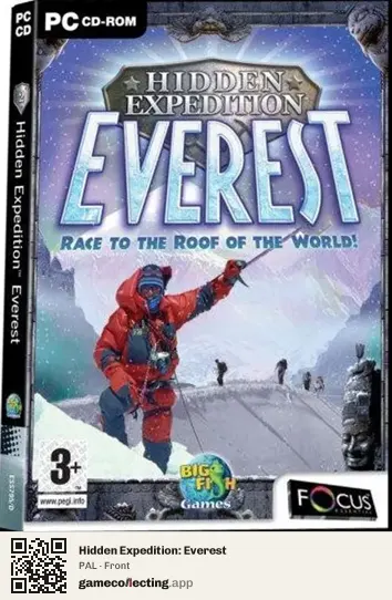 Hidden Expedition: Everest Computer, PAL box front