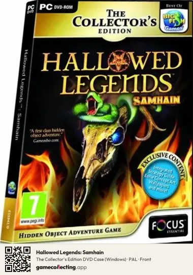 Hallowed Legends: Samhain Computer, PAL box front