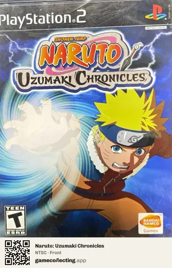 Naruto: Uzumaki Chronicles PlayStation 2, NTSC box front