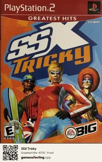 SSX Tricky PlayStation 2, NTSC box front