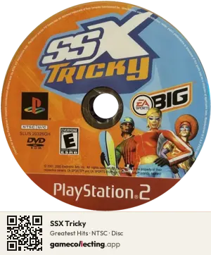 SSX Tricky PlayStation 2, NTSC disc