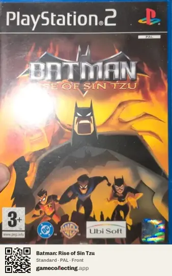 Batman: Rise of Sin Tzu PlayStation 2, PAL box front