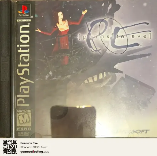 Parasite Eve PlayStation, NTSC box front