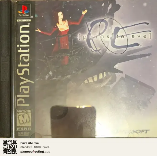 Parasite Eve PlayStation, NTSC box front