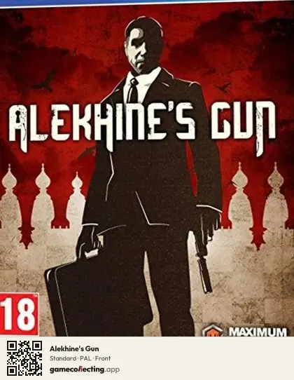 Alekhine's Gun PlayStation 4, PAL box front