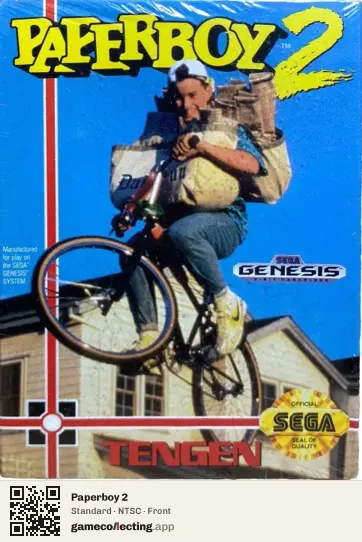 Paperboy 2 Sega Mega Drive / Genesis, NTSC box front
