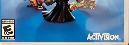 Skylanders: Trap Team, the ESRB box on its front