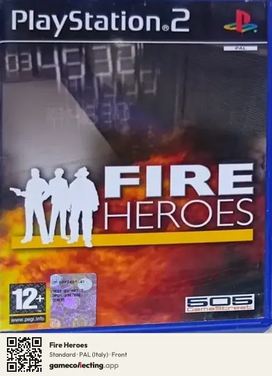 Fire Heroes PlayStation 2, Italy box front