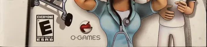 Hysteria Hospital: Emergency Ward, the ESRB box on its front