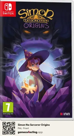 Simon the Sorcerer Origins Nintendo Switch, PAL box front