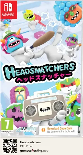 Headsnatchers Nintendo Switch, PAL box front