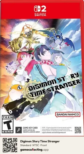 Digimon Story Time Stranger Nintendo Switch 2, NTSC box front