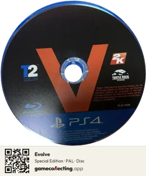 Evolve PlayStation 4, PAL disc