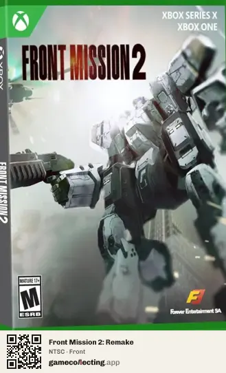 Front Mission 2: Remake Xbox Series X, NTSC box front
