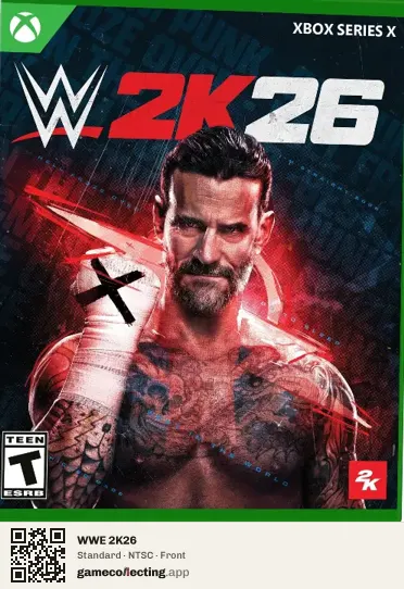 WWE 2K26 Xbox Series X, NTSC box front